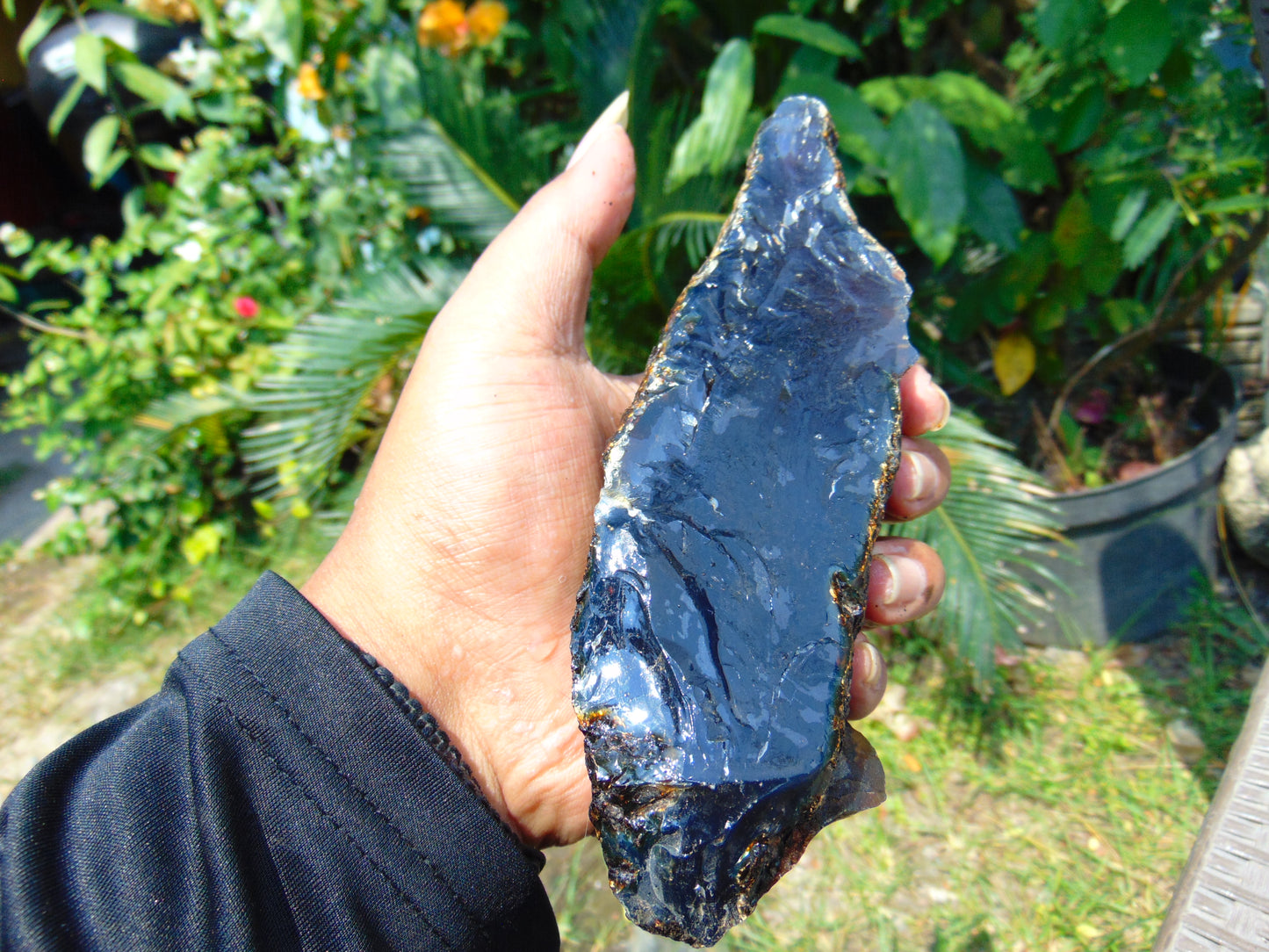 210 gram Rough Raw Indonesian Blue Amber for Healing RBAR98