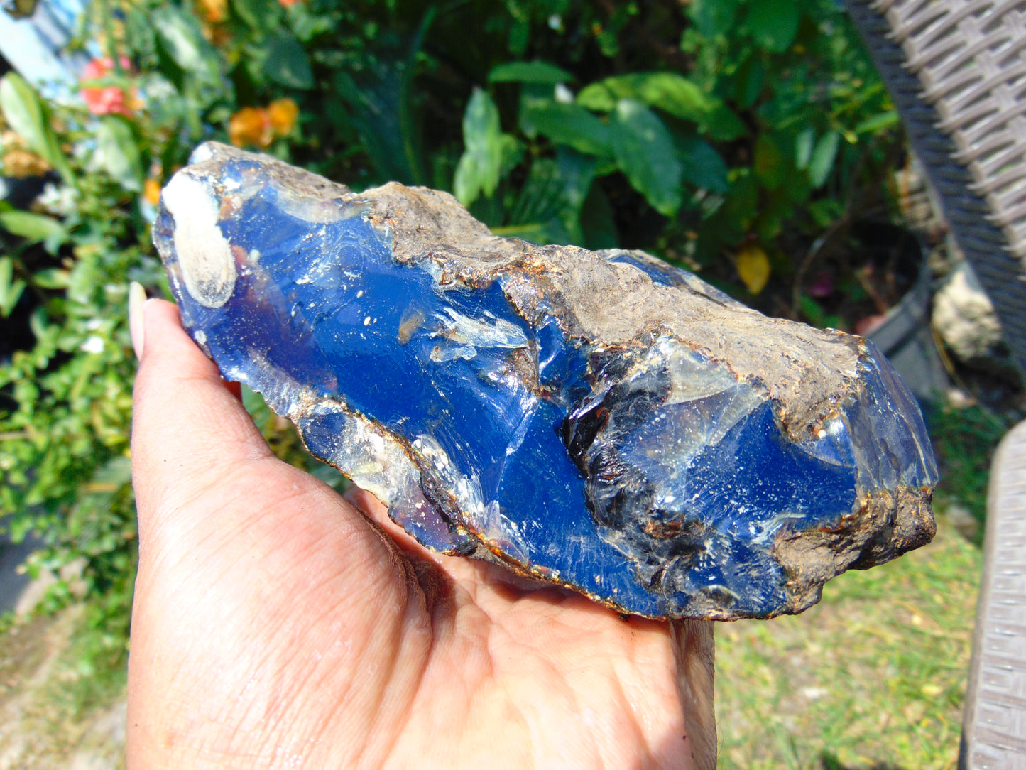 291 gram Rough Raw Indonesian Blue Amber for Healing RBAR33