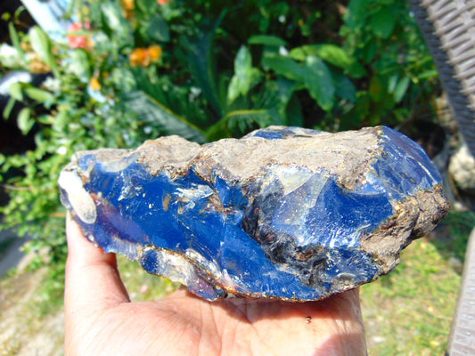 291 gram Rough Raw Indonesian Blue Amber for Healing RBAR33