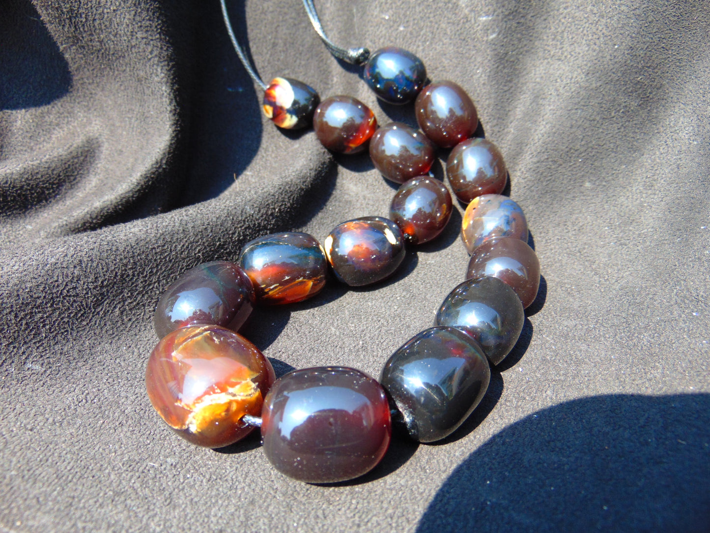 94 gram Small Beads Combination Necklace Indonesian Amber for Healing XX2