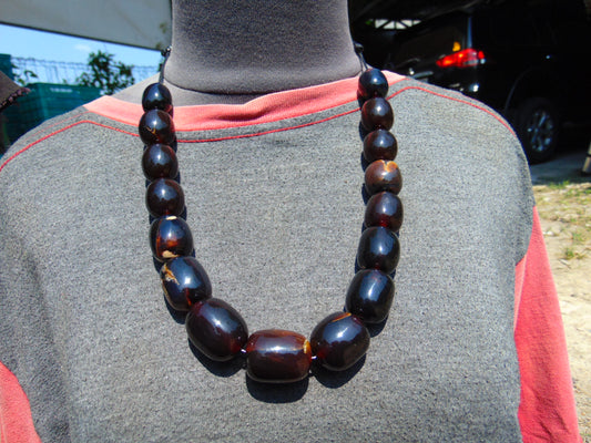94 gram Small Beads Combination Necklace Indonesian Amber for Healing XX2