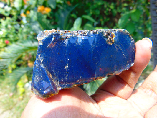 64 gram Rough Raw Indonesian Blue Amber for Healing RBAR37