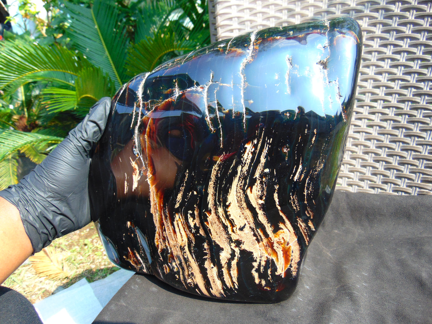 7915 gram Big Indonesian Sumatra Green Blue Amber for Healing ST130