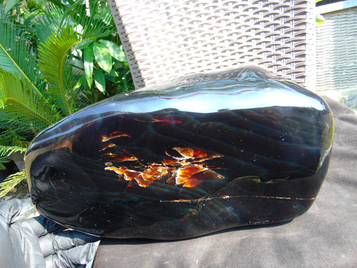 7915 gram Big Indonesian Sumatra Green Blue Amber for Healing ST130