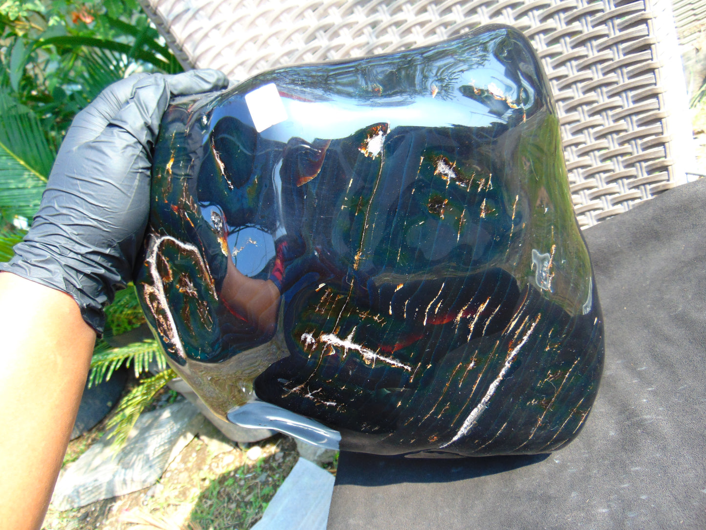 7915 gram Big Indonesian Sumatra Green Blue Amber for Healing ST130