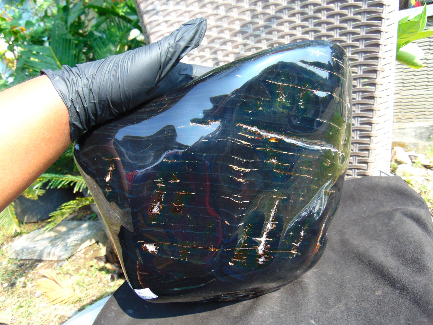 7915 gram Big Indonesian Sumatra Green Blue Amber for Healing ST130