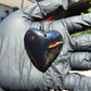 19 gr Heart Pendant Indonesian Blue Amber for Healing 25N256