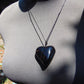 19 gr Heart Pendant Indonesian Blue Amber for Healing 25N256