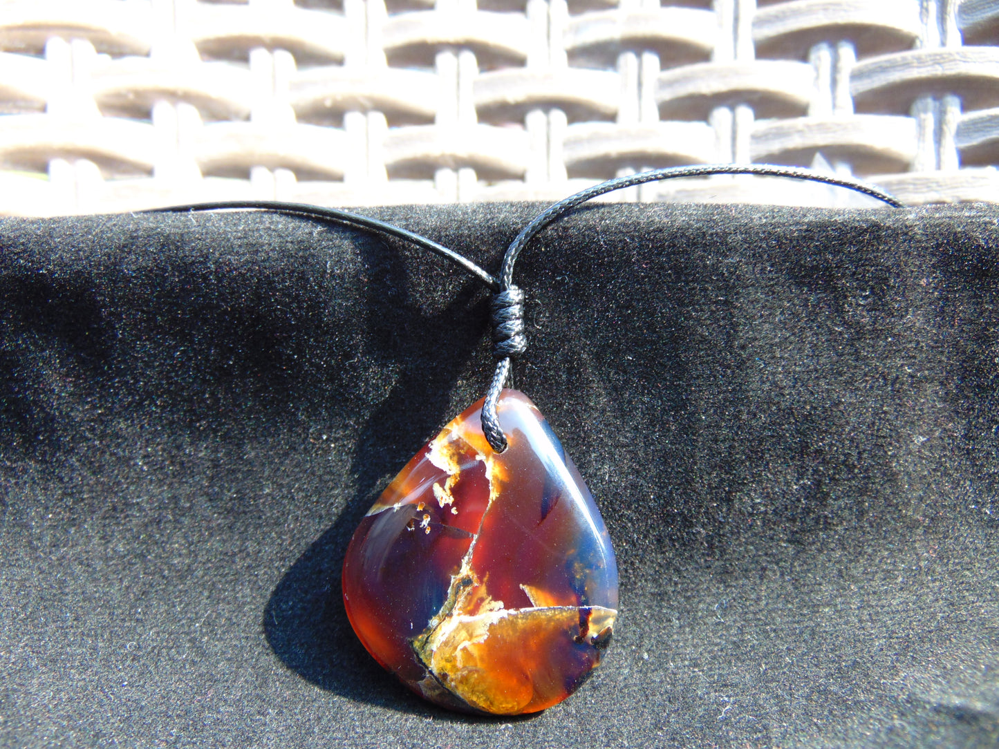 6 gram Pendant Indonesian Blue Amber for Healing PBA955