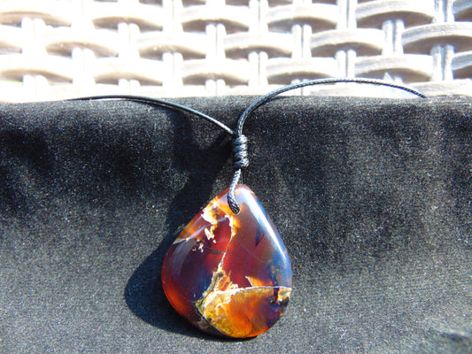 6 gram Pendant Indonesian Blue Amber for Healing PBA955