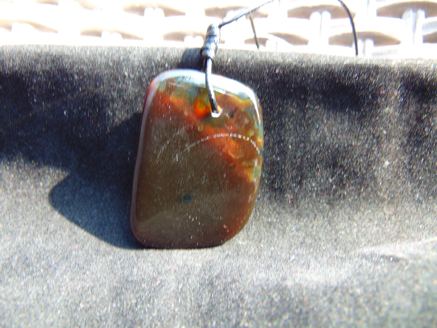 8 gram Pendant Indonesian Red Amber for Healing PBY211