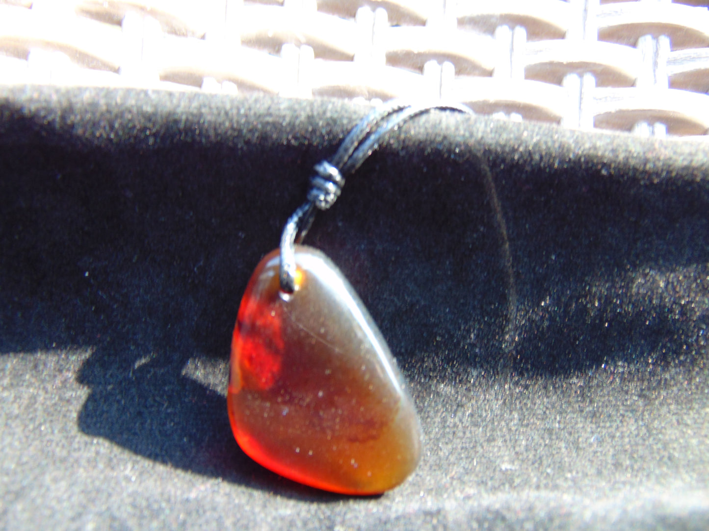 6 gram Pendant Indonesian Red Amber for Healing P354