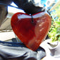 16 gr Heart Pendant Indonesian Red Amber for Healing 25Y190