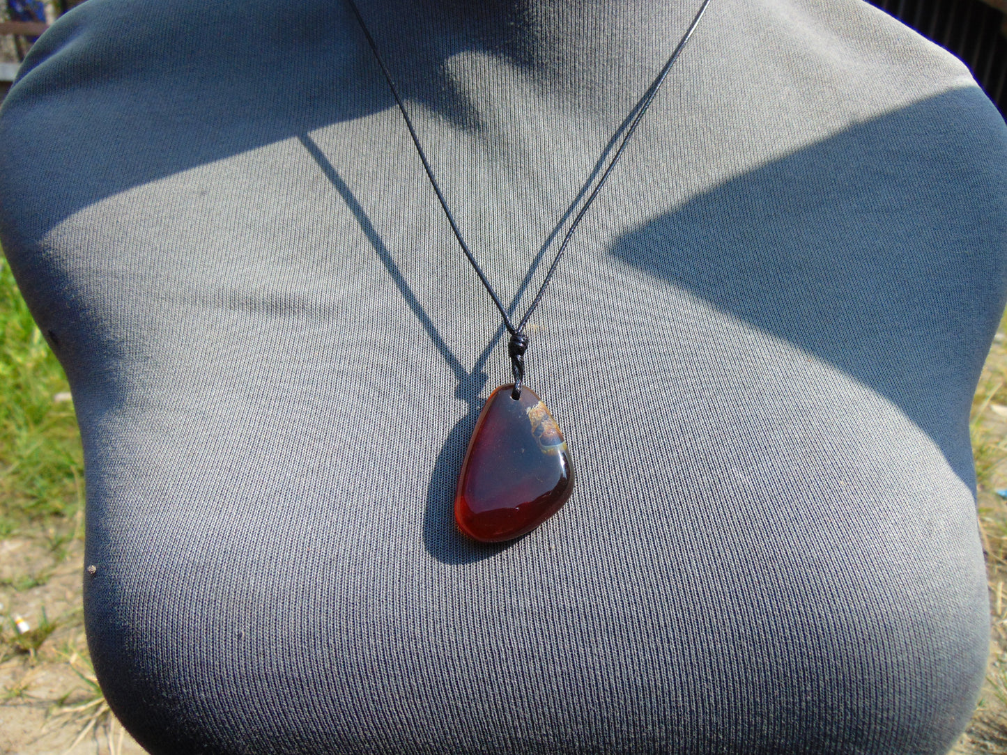 6 gram Pendant Indonesian Red Amber for Healing P354