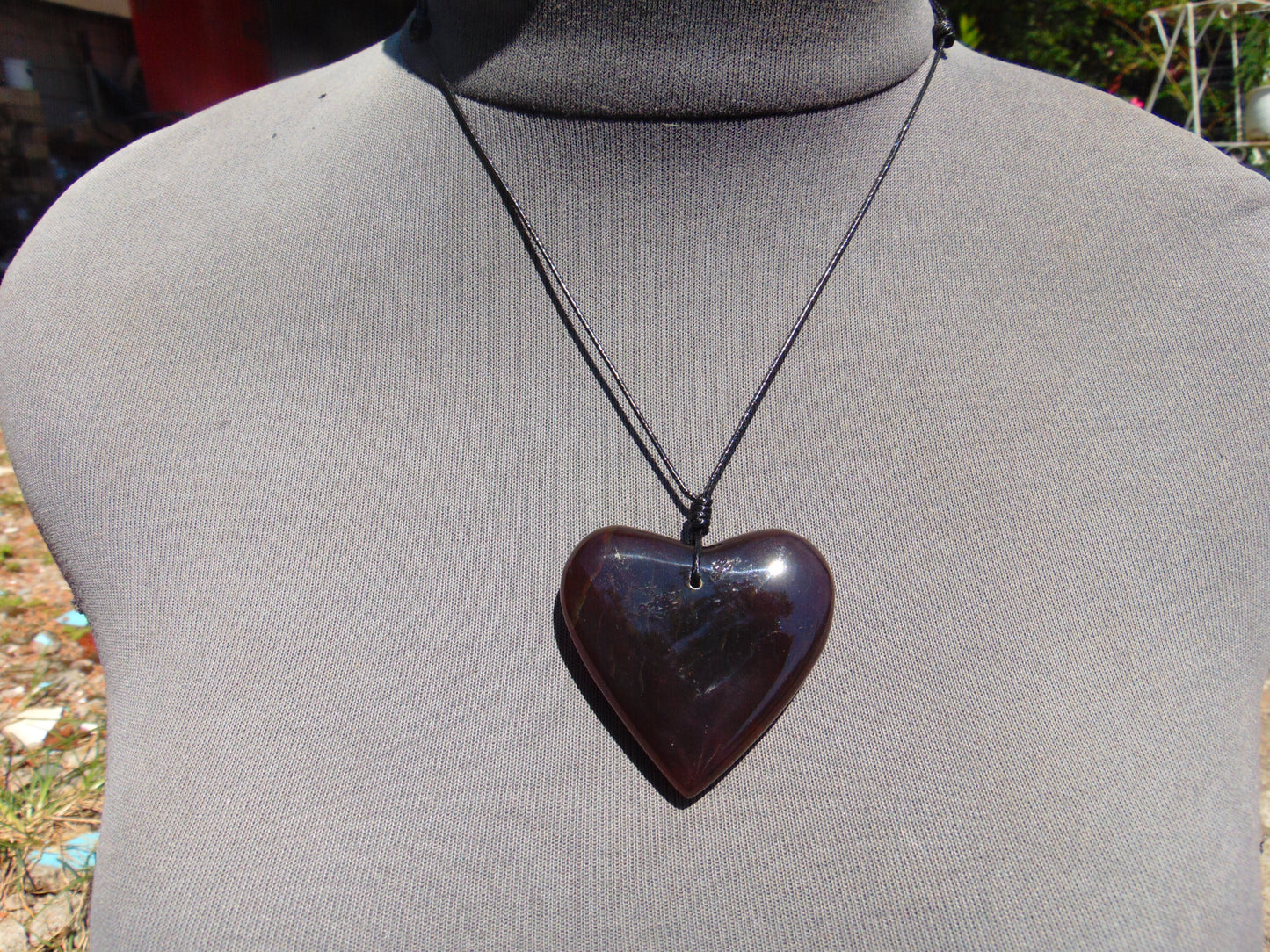 16 gr Heart Pendant Indonesian Red Amber for Healing 25Y190