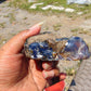 90 gram Rough Raw Indonesian Blue Amber for Healing RBAR36