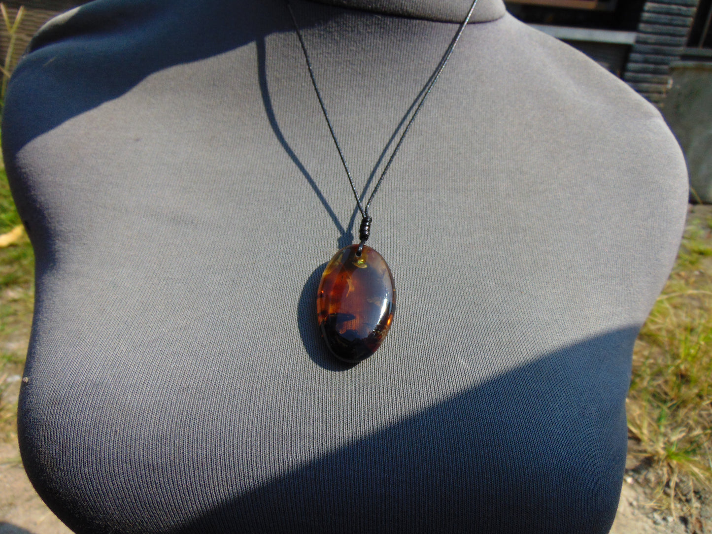 8 gram Pendant Indonesian Blue Amber for Healing pbn558