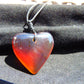 7 gr Heart Pendant Indonesian Blue Amber for Healing 25Y166