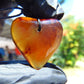 7 gr Heart Pendant Indonesian Blue Amber for Healing 25Y166
