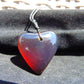 11 gr Heart Pendant Indonesian Blue Amber for Healing 25Y160