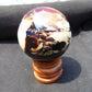 105 gr Shaped Ball Sphere Indonesian Blue Amber for Healing AJ1059