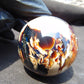 105 gr Shaped Ball Sphere Indonesian Blue Amber for Healing AJ1059
