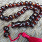46 gr Hand Tasbih 33+2 Beads 12 mm Indonesian Red Amber for Healing TB13i2