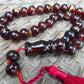 46 gr Hand Tasbih 33+2 Beads 12 mm Indonesian Red Amber for Healing TB13i2