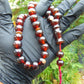 46 gr Hand Tasbih 33+2 Beads 12 mm Indonesian Red Amber for Healing TB13i2
