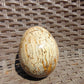 190 gr Shaped Egg - 84x64 mm Indonesia Aromatic Perfumed Yellow Cream Amber , Natural Stone Egg, Unique Home & Altar Decor 26CTL2