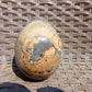 223 gr Shaped Egg - 85x70 mm Indonesia Aromatic Perfumed Yellow Cream Amber, Natural Stone Egg, Unique Home & Altar Decor 26CTL3
