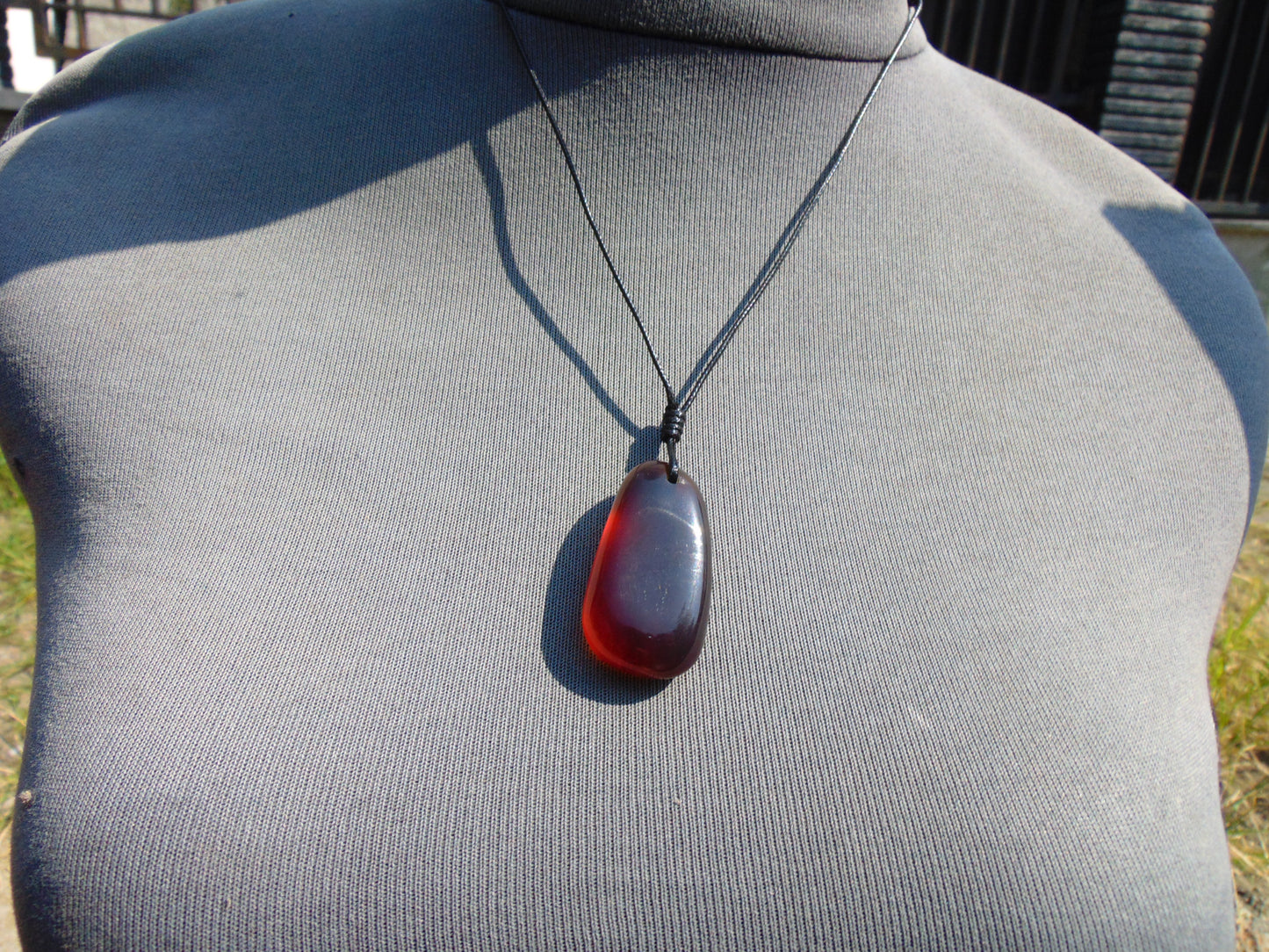8 gram Pendant Indonesian Blue Amber for Healing a14
