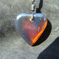 10 gr Heart Pendant Indonesian Blue Amber for Healing 25Y152