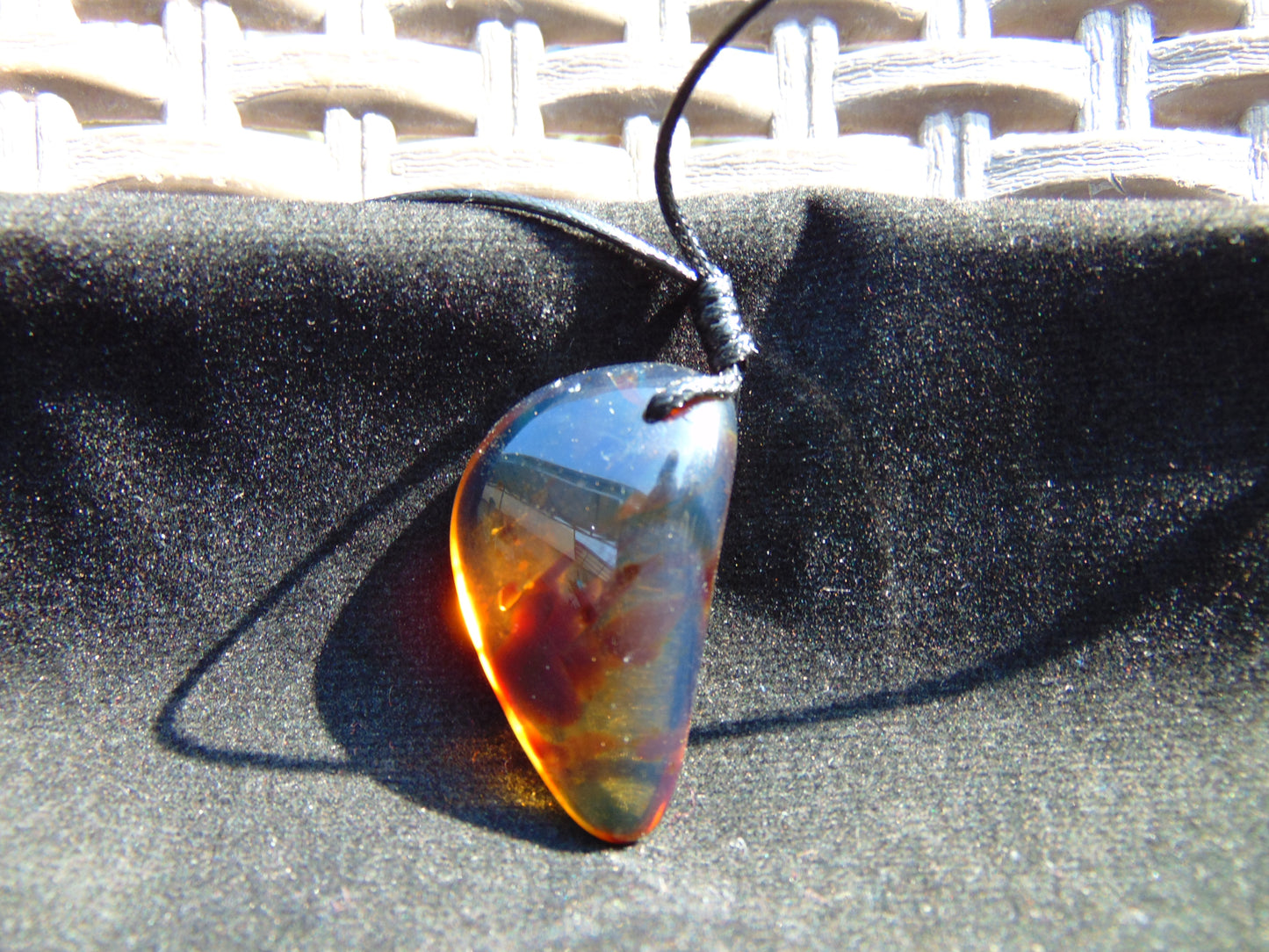 6 gram Pendant Indonesian Blue Amber for Healing PBN422