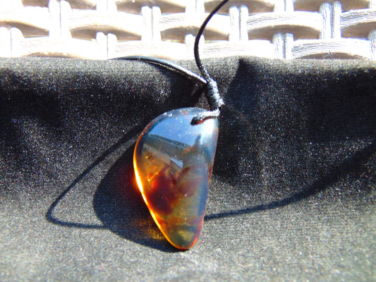 6 gram Pendant Indonesian Blue Amber for Healing PBN422
