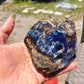 196 gram Rough Raw Indonesian Blue Amber for Healing RBAR47