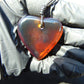 10 gr Heart Pendant Indonesian Blue Amber for Healing 25Y152
