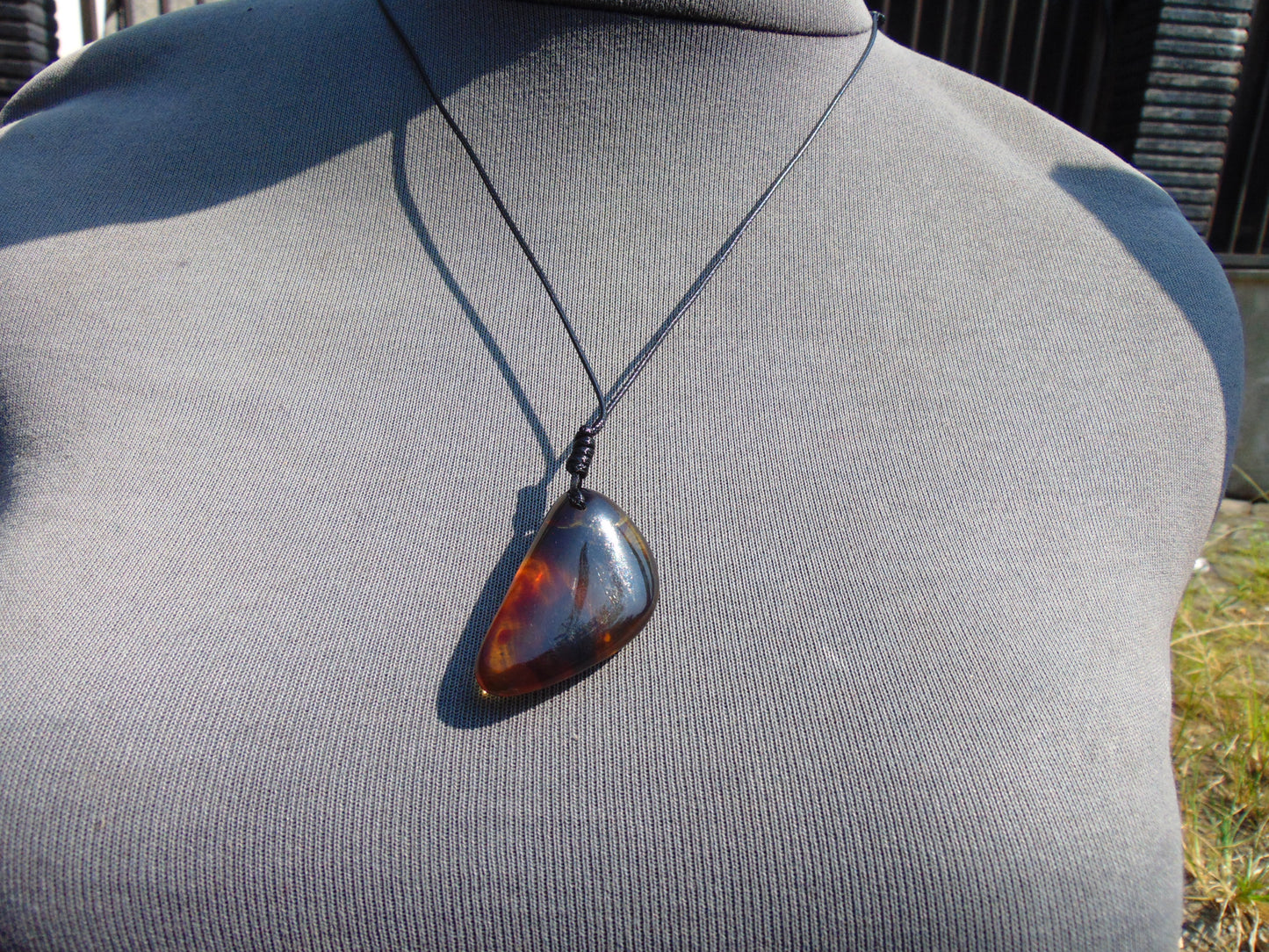 6 gram Pendant Indonesian Blue Amber for Healing PBN422
