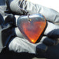 10 gr Heart Pendant Indonesian Blue Amber for Healing 25Y152