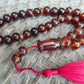 56 gr Hand Tasbih 33+2 Beads 13 mm Indonesian Red Amber for Healing TB14i33