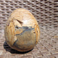 218 gr Shaped  Egg - 82x70 mm Indonesia Aromatic Perfumed Yellow Cream Amber, Natural Stone Egg, Unique Home & Altar Decor 26CTL10