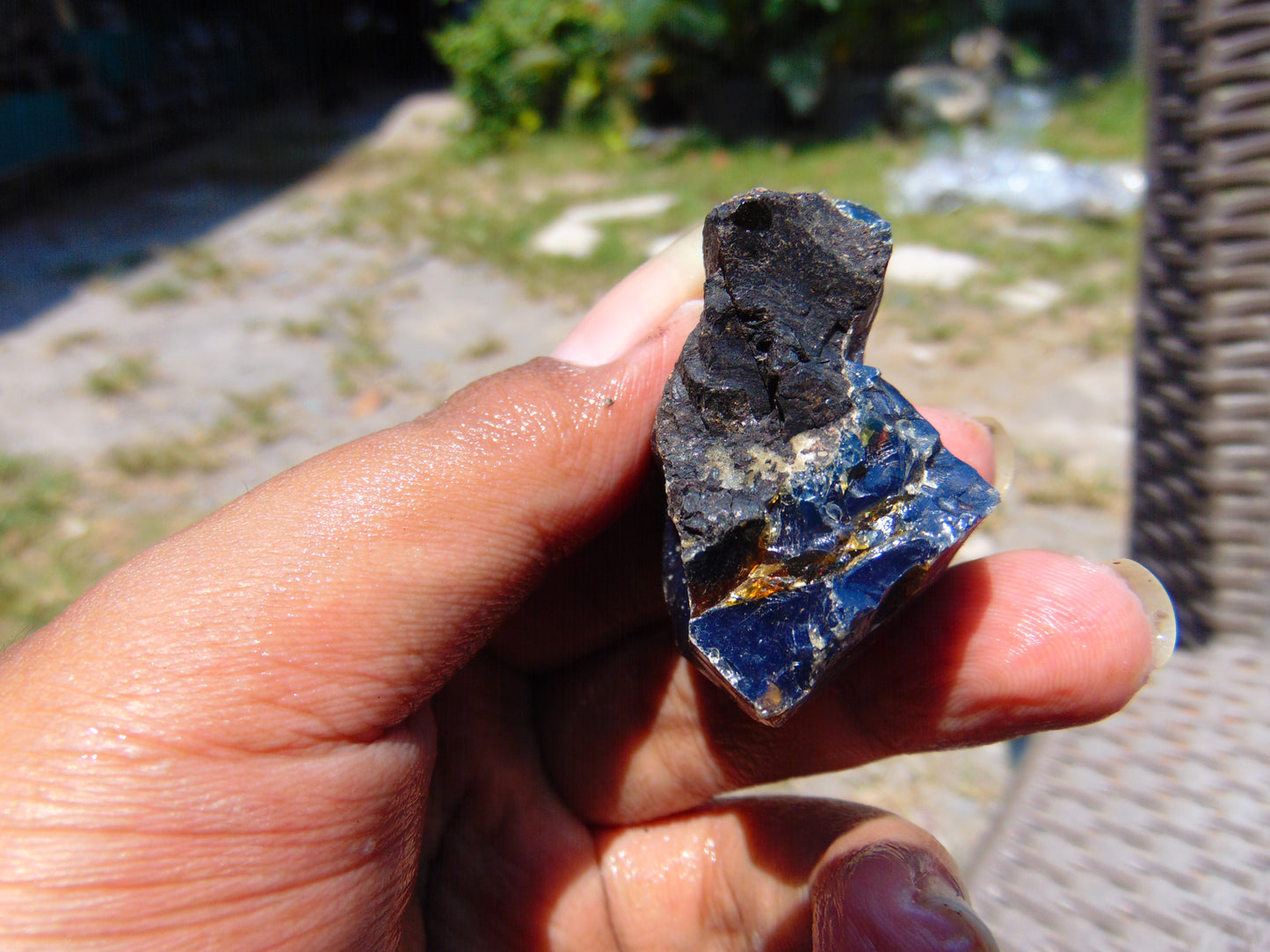 18 gram Rough Raw Indonesian Blue Amber for Healing RBM10