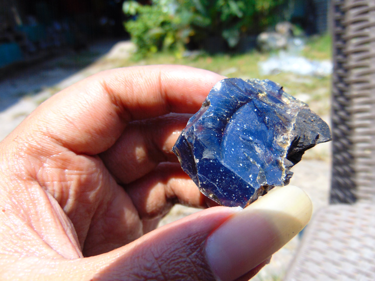 18 gram Rough Raw Indonesian Blue Amber for Healing RBM10