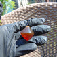 7 gram Teardrop Pendant Indonesian Red Amber for Healing PBY369