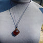 7 gram Teardrop Pendant Indonesian Red Amber for Healing PBY369