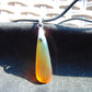 8 gram Teardrop Pendant Indonesian Blue Amber for Healing PB154