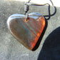 5 gr Heart Pendant Indonesian Amber for Healing 25Y220