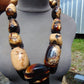 389 gr Big Necklace Indonesian white Amber for Healing NE100
