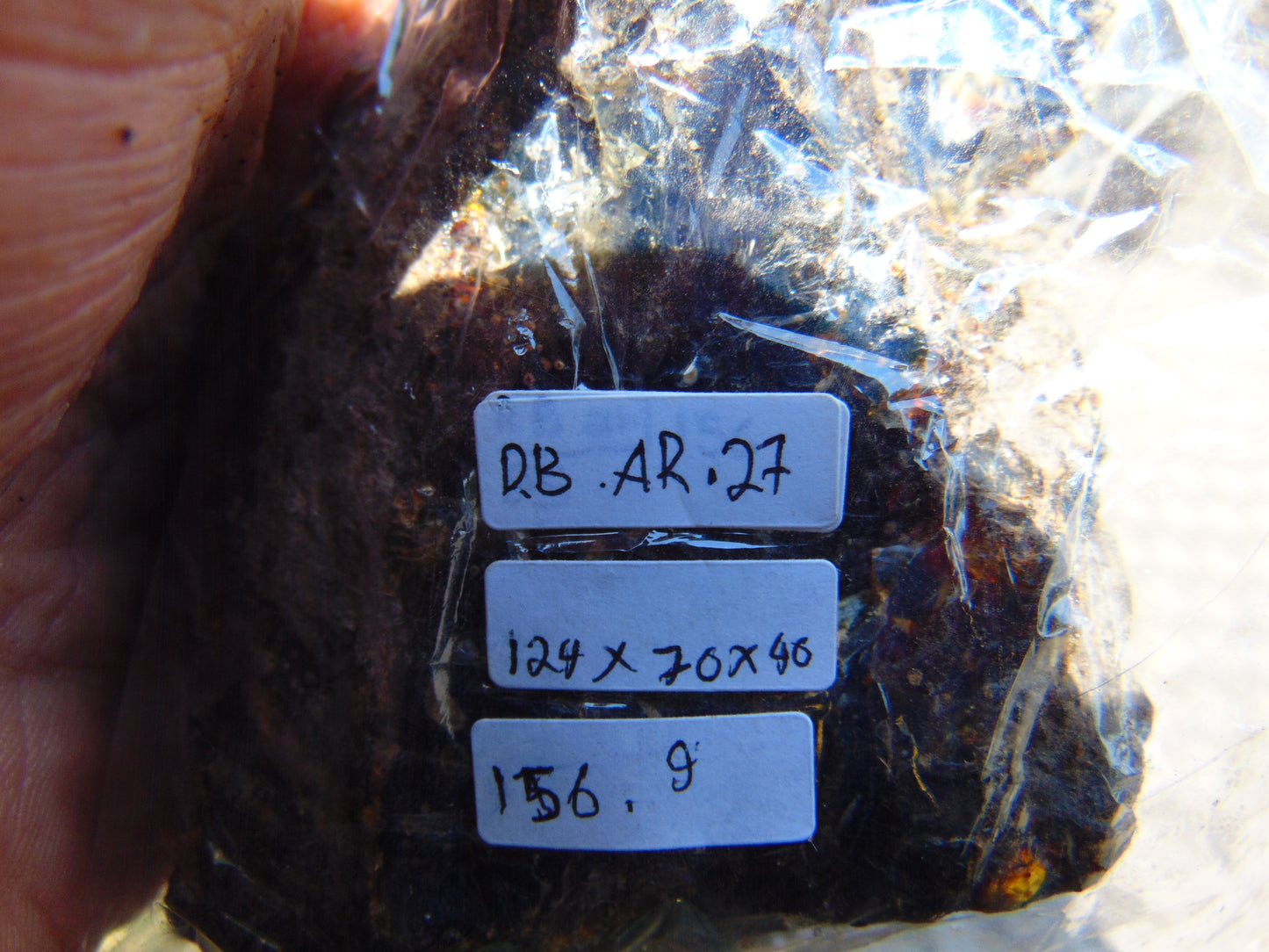 156 gram Rough Raw Indonesian Blue Amber for Healing RBAR27