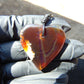 6 gr Heart Pendant Indonesian Amber for Healing 25Y211